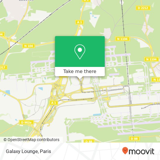 Galaxy Lounge map