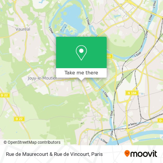 Rue de Maurecourt & Rue de Vincourt map