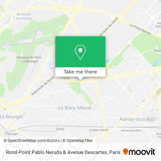 Mapa Rond-Point Pablo Neruda & Avenue Descartes