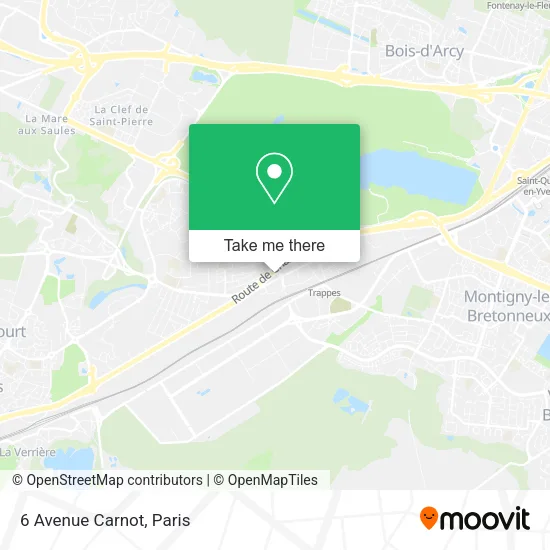 6 Avenue Carnot map