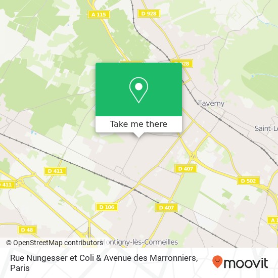 Rue Nungesser et Coli & Avenue des Marronniers map