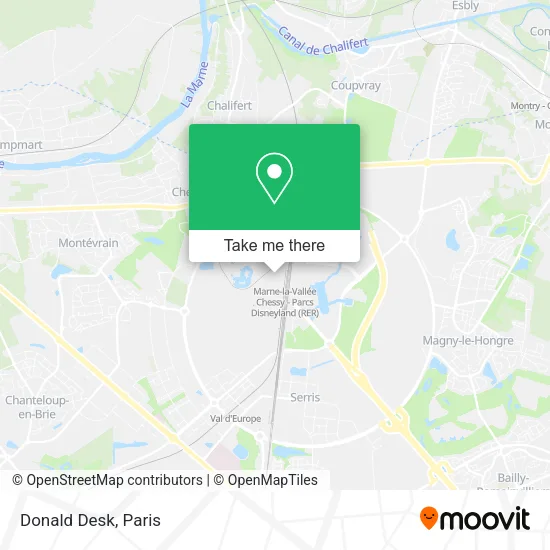 Donald Desk map