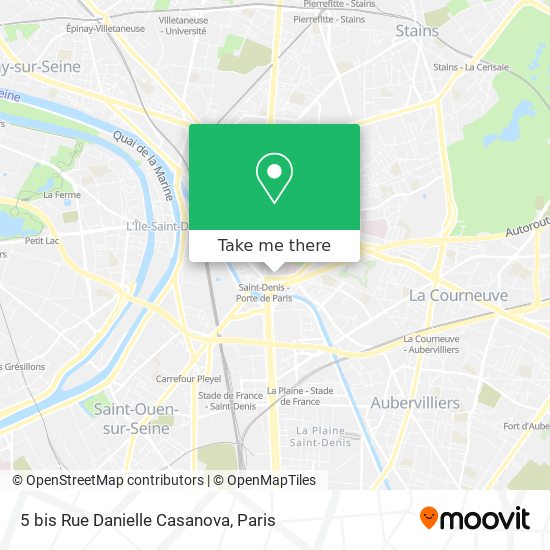 5 bis Rue Danielle Casanova map