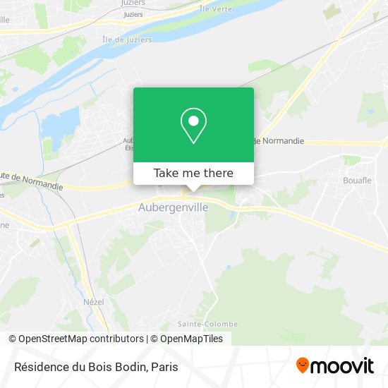 Résidence du Bois Bodin map