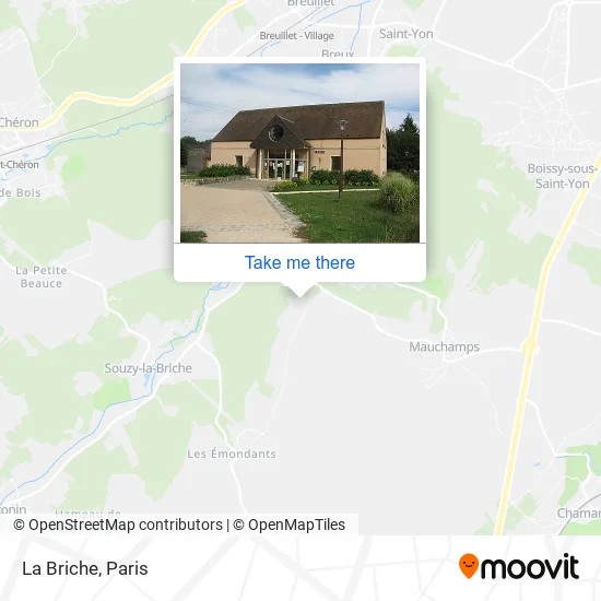 La Briche map