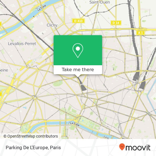 Mapa Parking De L'Europe