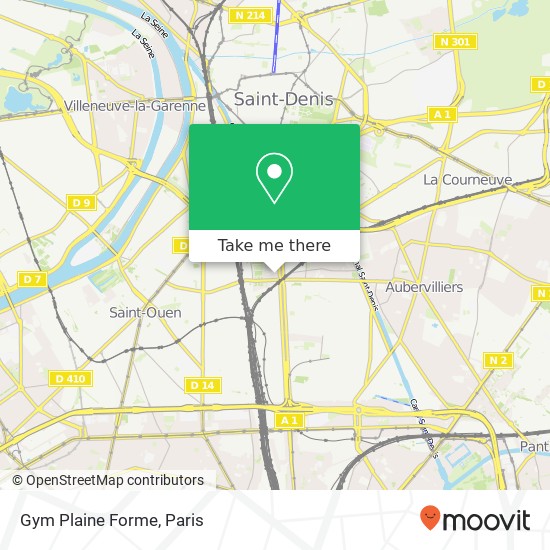 Gym Plaine Forme map