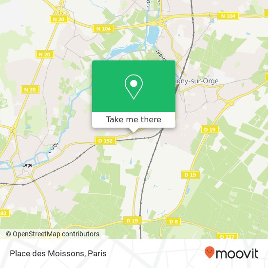 Place des Moissons map