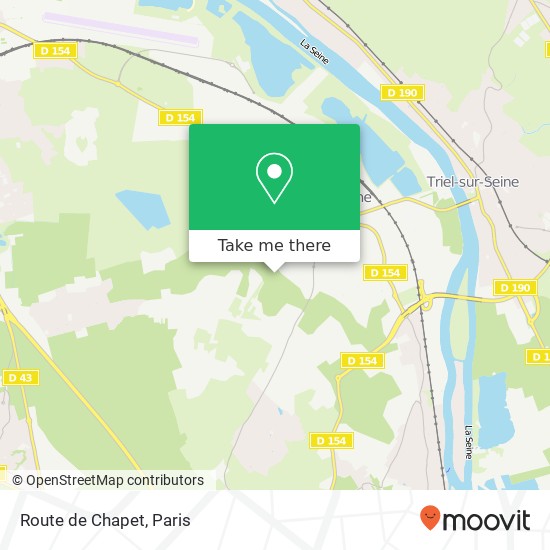 Route de Chapet map