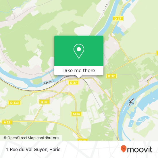 1 Rue du Val Guyon map