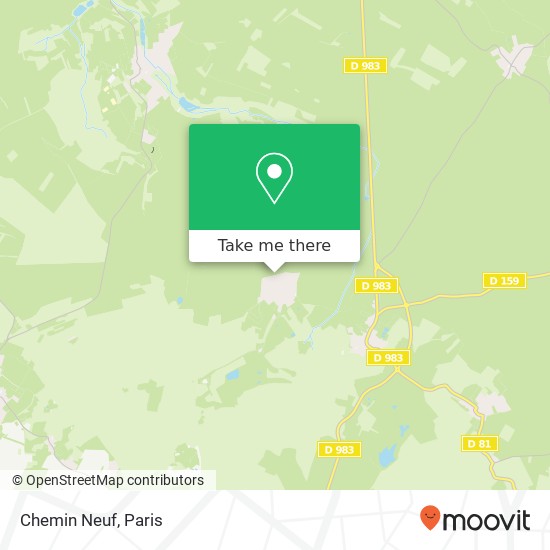 Chemin Neuf map