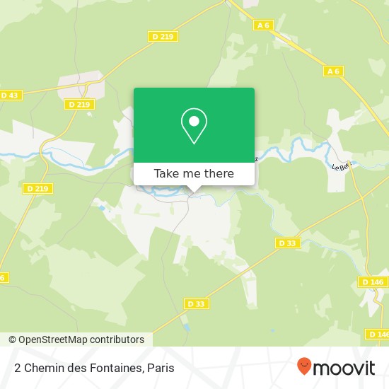 2 Chemin des Fontaines map