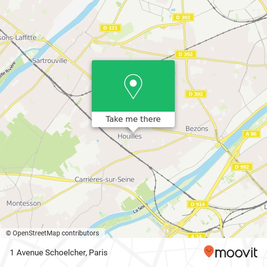 1 Avenue Schoelcher map