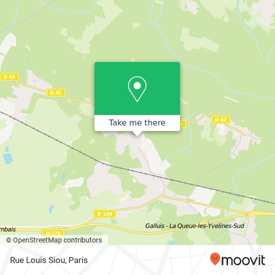 Mapa Rue Louis Siou