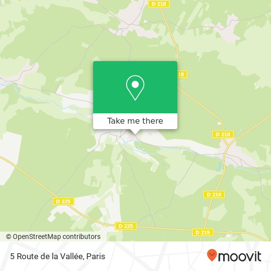 5 Route de la Vallée map