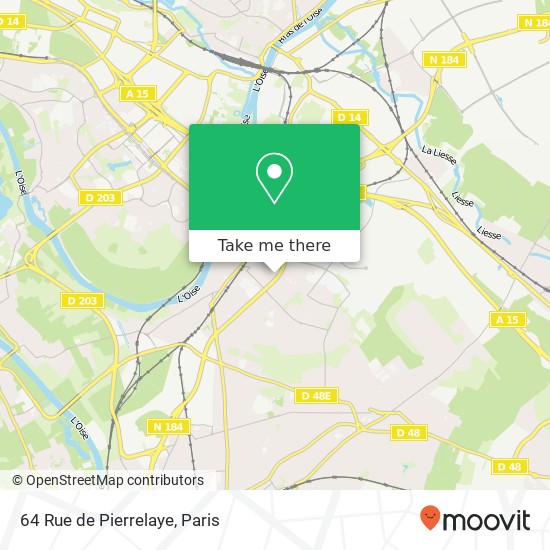 64 Rue de Pierrelaye map