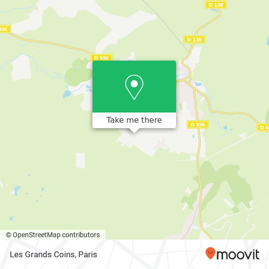 Les Grands Coins map