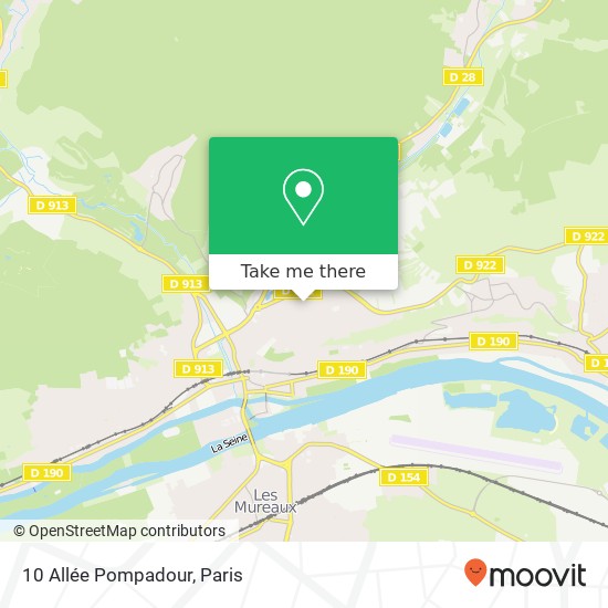 10 Allée Pompadour map
