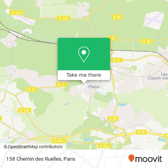 Mapa 158 Chemin des Ruelles