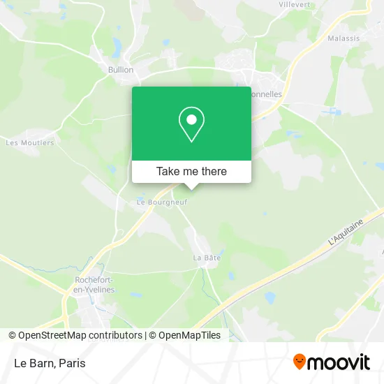 Le Barn map