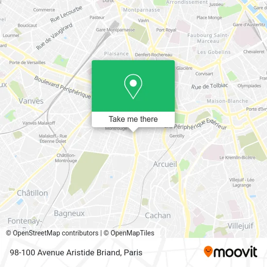 98-100 Avenue Aristide Briand map