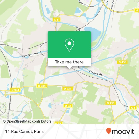 Mapa 11 Rue Carnot