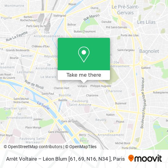 Arrêt Voltaire – Léon Blum [61, 69, N16, N34 ] map