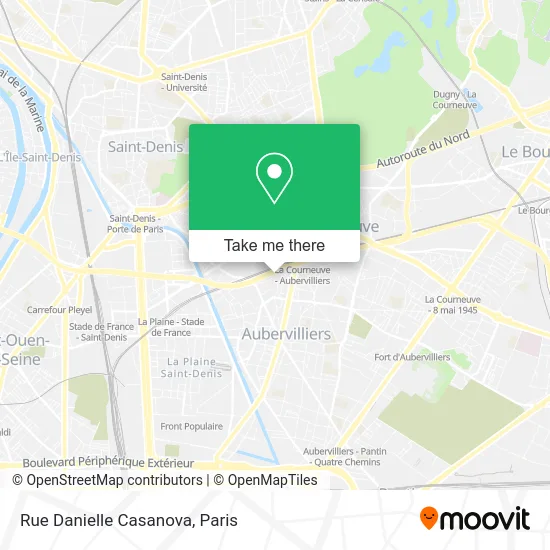 Rue Danielle Casanova map