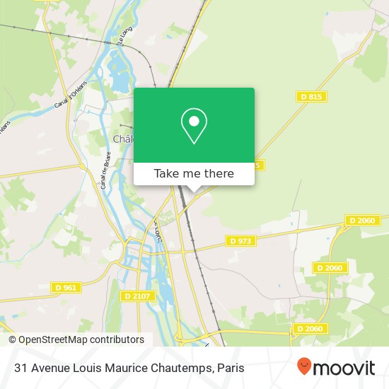 31 Avenue Louis Maurice Chautemps map