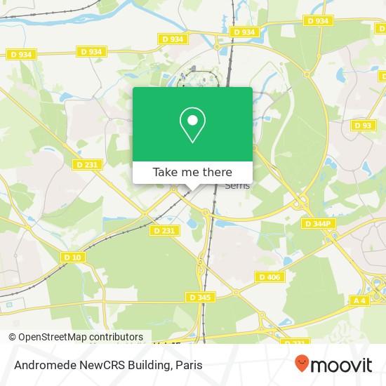 Mapa Andromede NewCRS Building