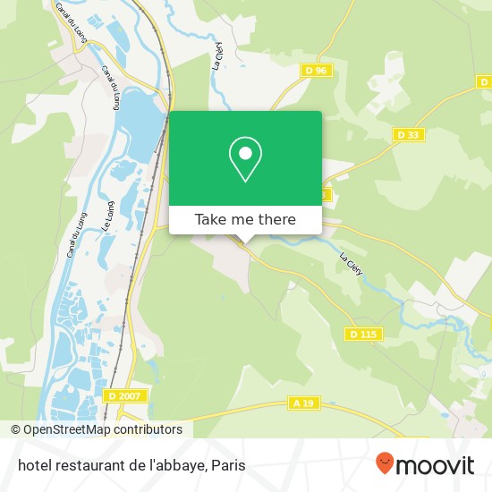 hotel restaurant de l'abbaye map