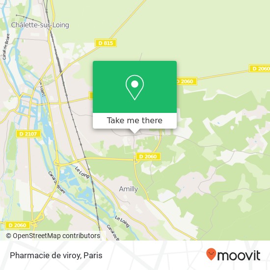 Pharmacie de viroy map
