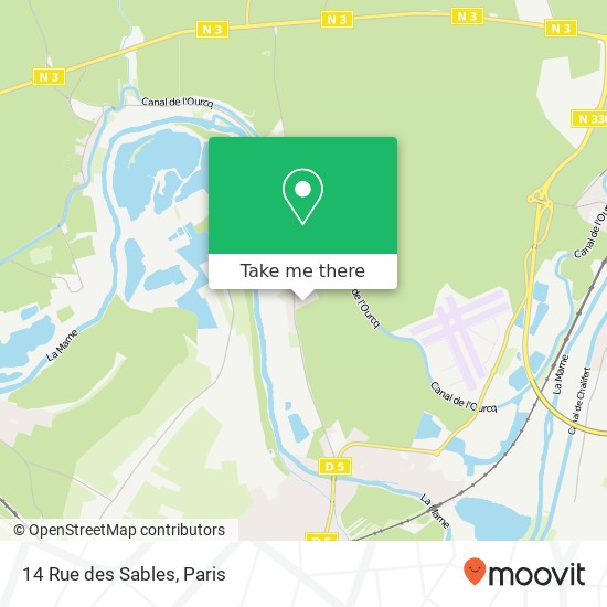 14 Rue des Sables map