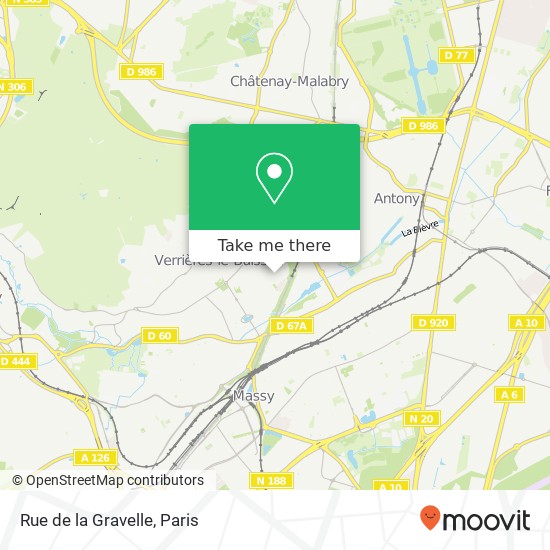 Rue de la Gravelle map