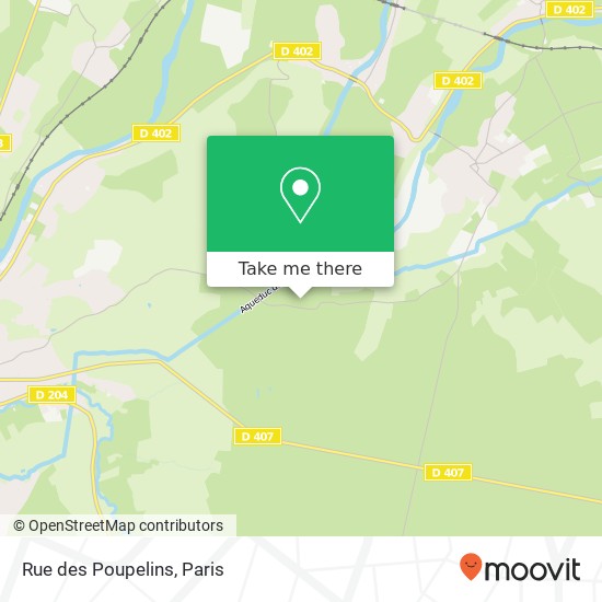 Mapa Rue des Poupelins