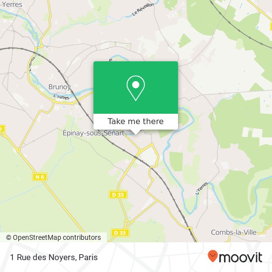 1 Rue des Noyers map