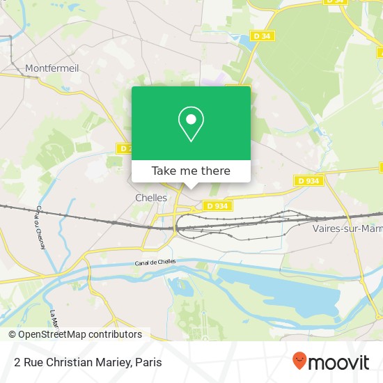 2 Rue Christian Mariey map