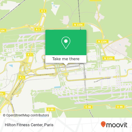 Mapa Hilton Fitness Center