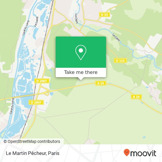 Le Martin Pêcheur map