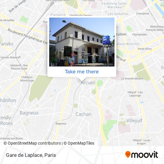 Gare de Laplace map