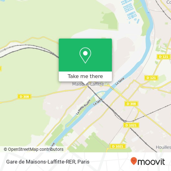 Gare de Maisons-Laffitte-RER map