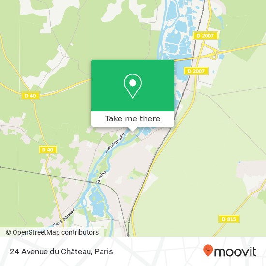 24 Avenue du Château map