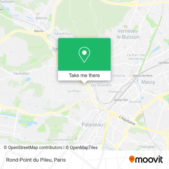 Rond-Point du Pileu map