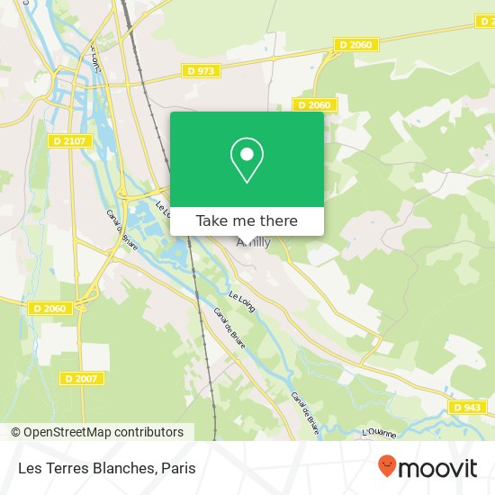 Les Terres Blanches map