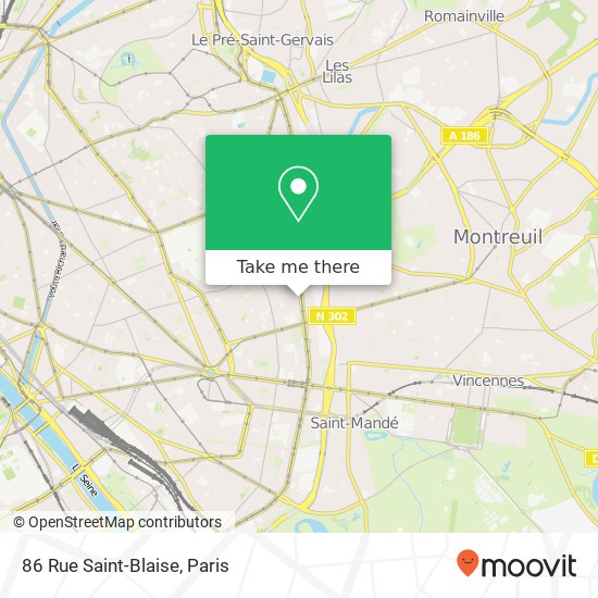 86 Rue Saint-Blaise map