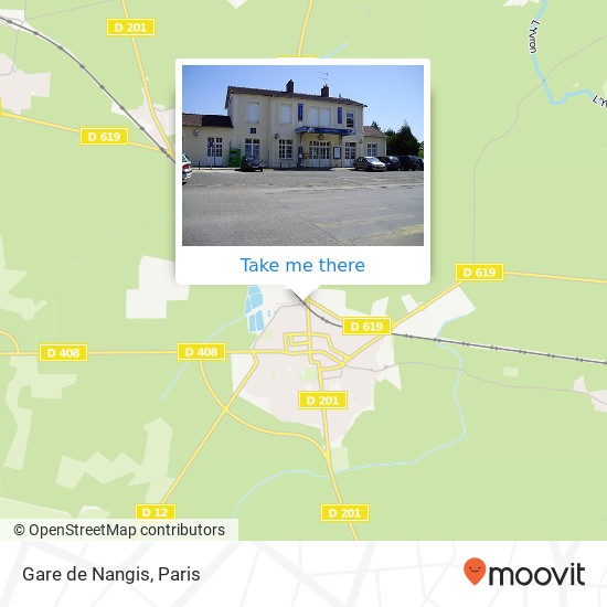 Gare de Nangis map