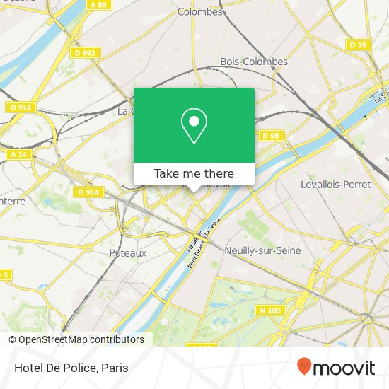 Hotel De Police map