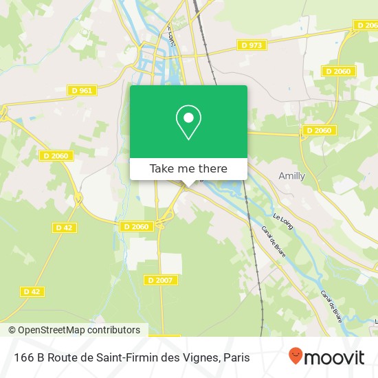 Mapa 166 B Route de Saint-Firmin des Vignes