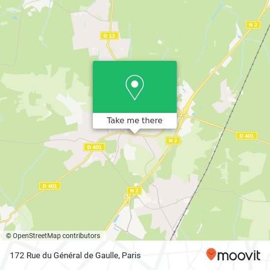 Mapa 172 Rue du Général de Gaulle