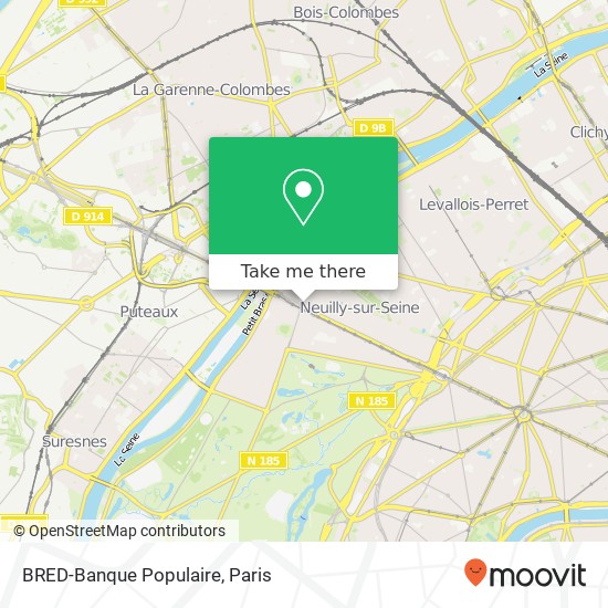 BRED-Banque Populaire map